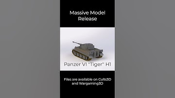 Large Tank STL File Release for 3D Printing