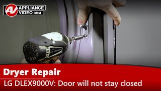 Dryer Repair - Door Will Not Stay Closed - Door Strike