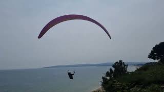 paraglider gets real close