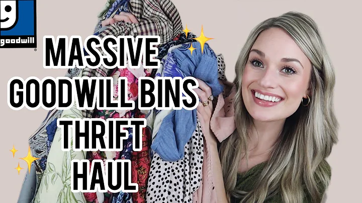 AMAZING Houston Goodwill Bins Thrift Haul! 40+ Items to Resell on Poshmark for a Profit $$
