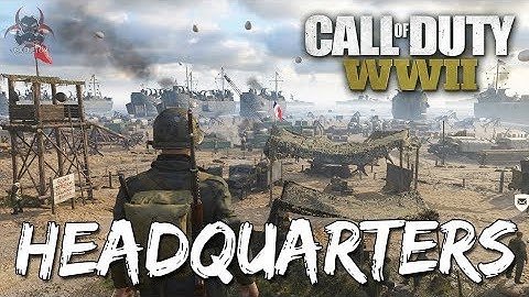 Call of Duty WW2 | Headquarters Complete TOUR! (I Smoked a Random Guy 1v1 in the Pit!)
