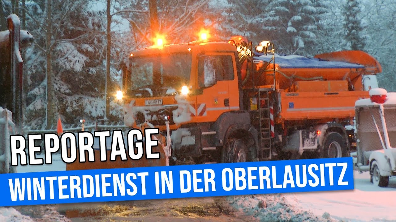 Reportage: So funktioniert der Winterdienst in der Oberlausitz 