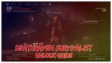 How to Unlock the Deathraven Survivalist - The Darkest Shore Secret Characters
