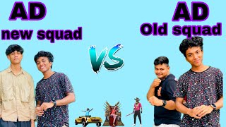 Old Ad squad vs new Ad squad ഒരു വാശി കളി🥵😱#ffkyc #freefire #garenafreefire #video #adroman