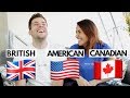 BRITISH VS AMERICAN VS CANADIAN ENGLISH 🇬🇧🇺🇸🇨🇦