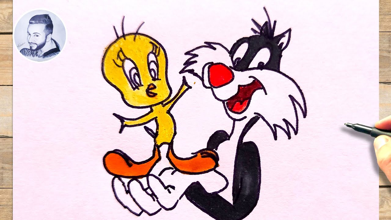 Comment Dessiner Titi Et Grosminet YouTube comment-dessiner-titi-et-grosminet-youtube