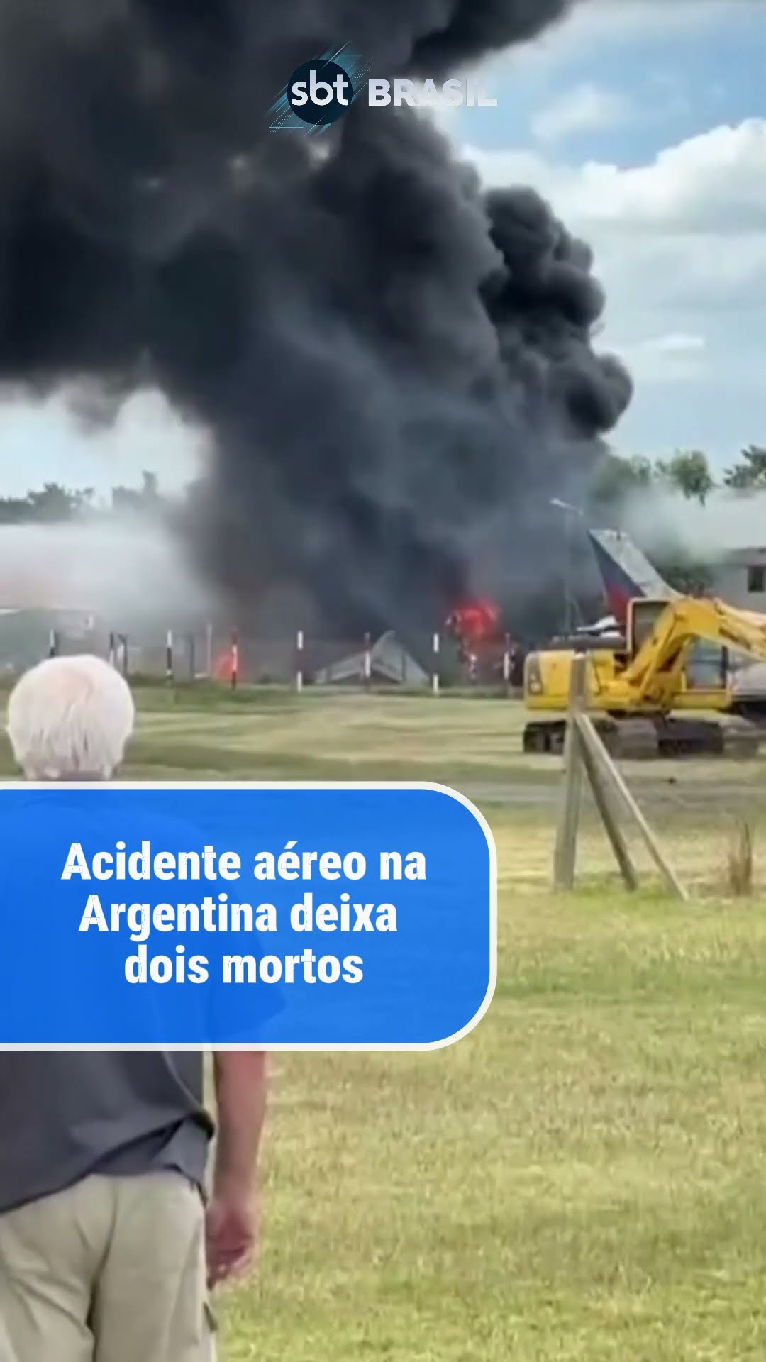 Avião de presidente do River Plate sai da pista e colide com casas | SBT Brasil (18/12/24)
