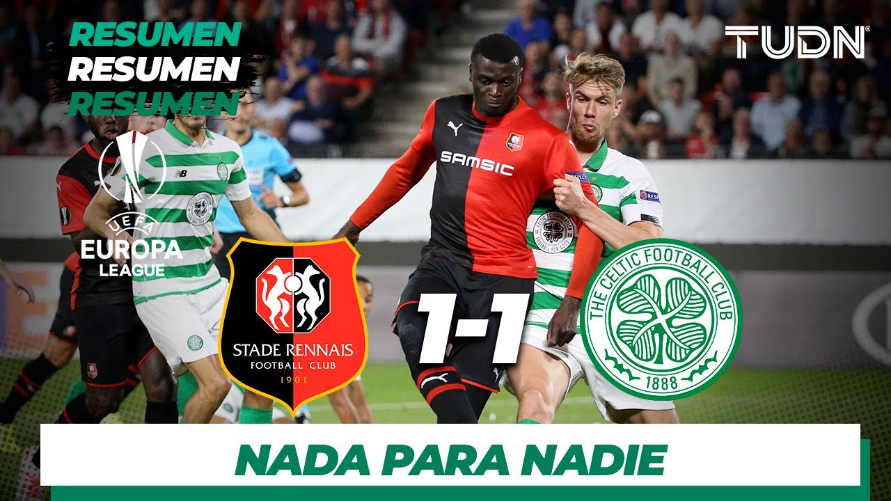 Resumen y goles | Stade Rennais 1 - 1 Celtic FC | Europa League Grupo - J1 | TUDN football result