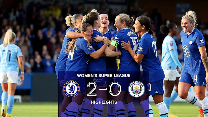 Chelsea 2-0 Man City | Highlights | Matchday 2 | Women's Super League 2022/23