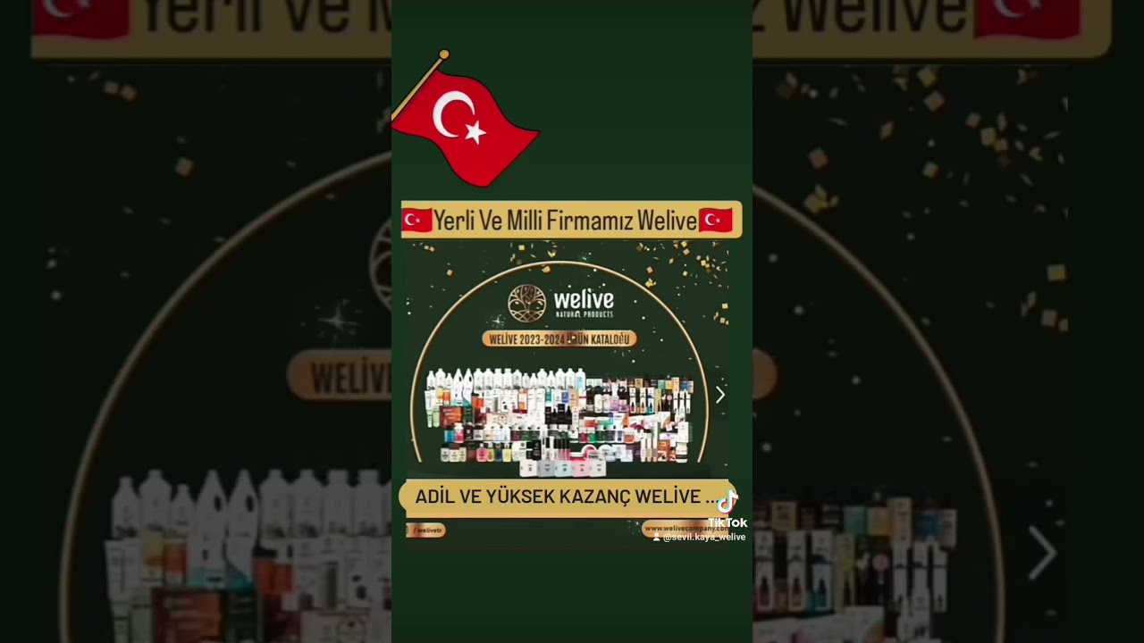 WELİVE NETWORK MARKETİNG! 100% YERLİ SERMAYE, YERLİ ÜRETİM! Siz de bizimle çalışmak ister misiniz?