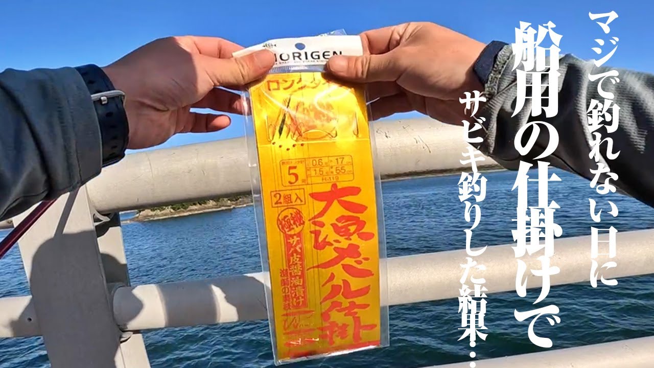 嘘みたいな釣果差。船用のサビキ仕掛けが堤防でも超釣れると聞いて使ってみたら…釣れない日が一変した件。