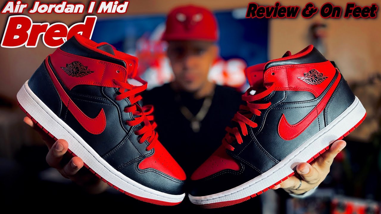 Air Jordan 1 Mid “BANNED” Bred 2022 - Review & On Feet - YouTube