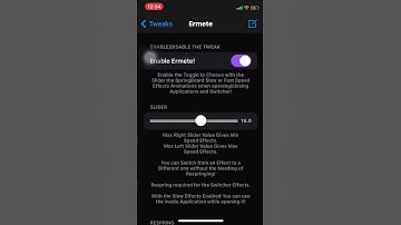 Speed up iPhone 📱 With Ermete tweak😎