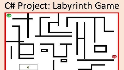 Labyrinth Game C# | Windows forms | C# Tutorial