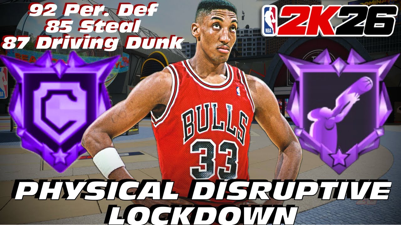 BEST BUILD NBA 2K26: NEW 6'8 PHYSICAL DISRUPTIVE LOCKDOWN DEMIGOD! BEST SMALL FORWARD BUILD NBA 2K26