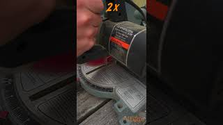 How to Cut Aluminum using a Mitre Saw