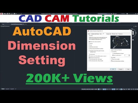 Video: How To Set Dimensions In AutoCAD