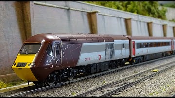 (Video 6) Hornby Class 43 HST Cross Country running session on the Valebridge Model Railway Layout