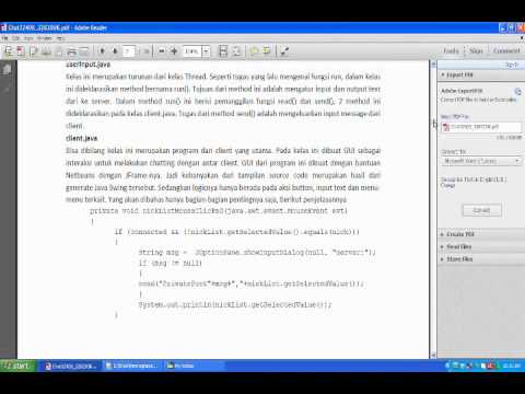 Video 2 (Socket: Client Server Chat Application) - YouTube