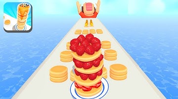 Pancake Run ​- All Levels Gameplay Android,ios (Levels 11-12)