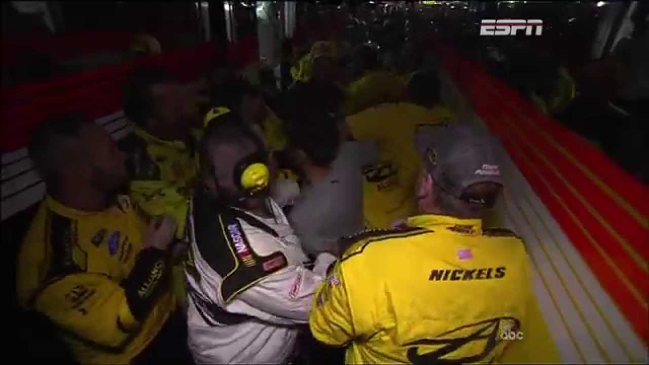 Matt Kenseth STEALTH MODE attack on Brad Keselowski