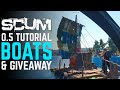 Scum 0.5 update BOATS location &amp; guide