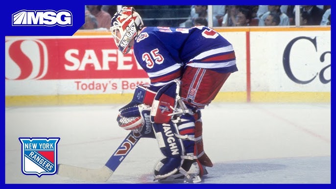 Here's my latest watercolour sketch of New York Rangers Mike Richter. I  think he's the best American born goalie. Who's your pick? 😊 Hope you like  it. 😊🙏 : r/hockeygoalies