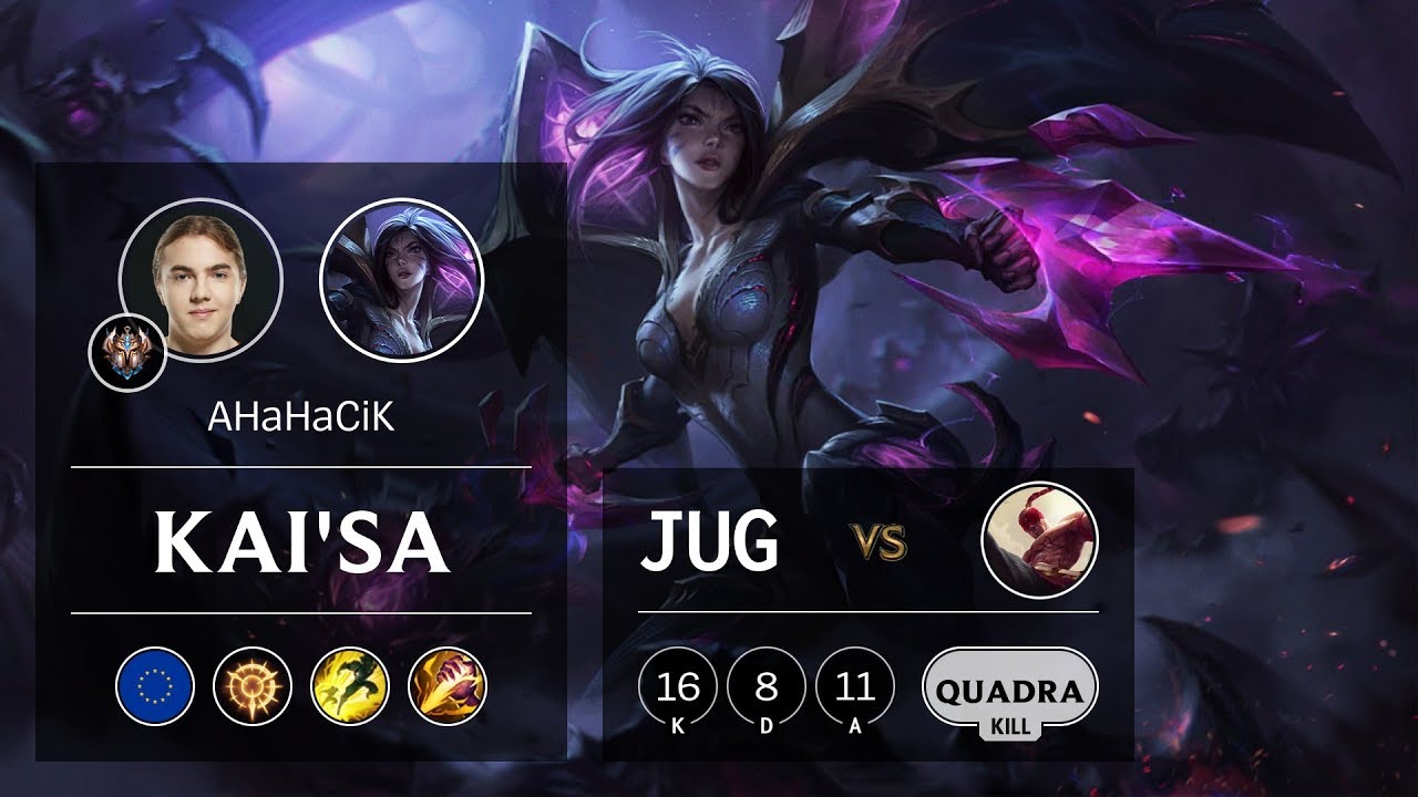 Kai'Sa Jungle vs Lee Sin - EUW Challenger Patch 9.24