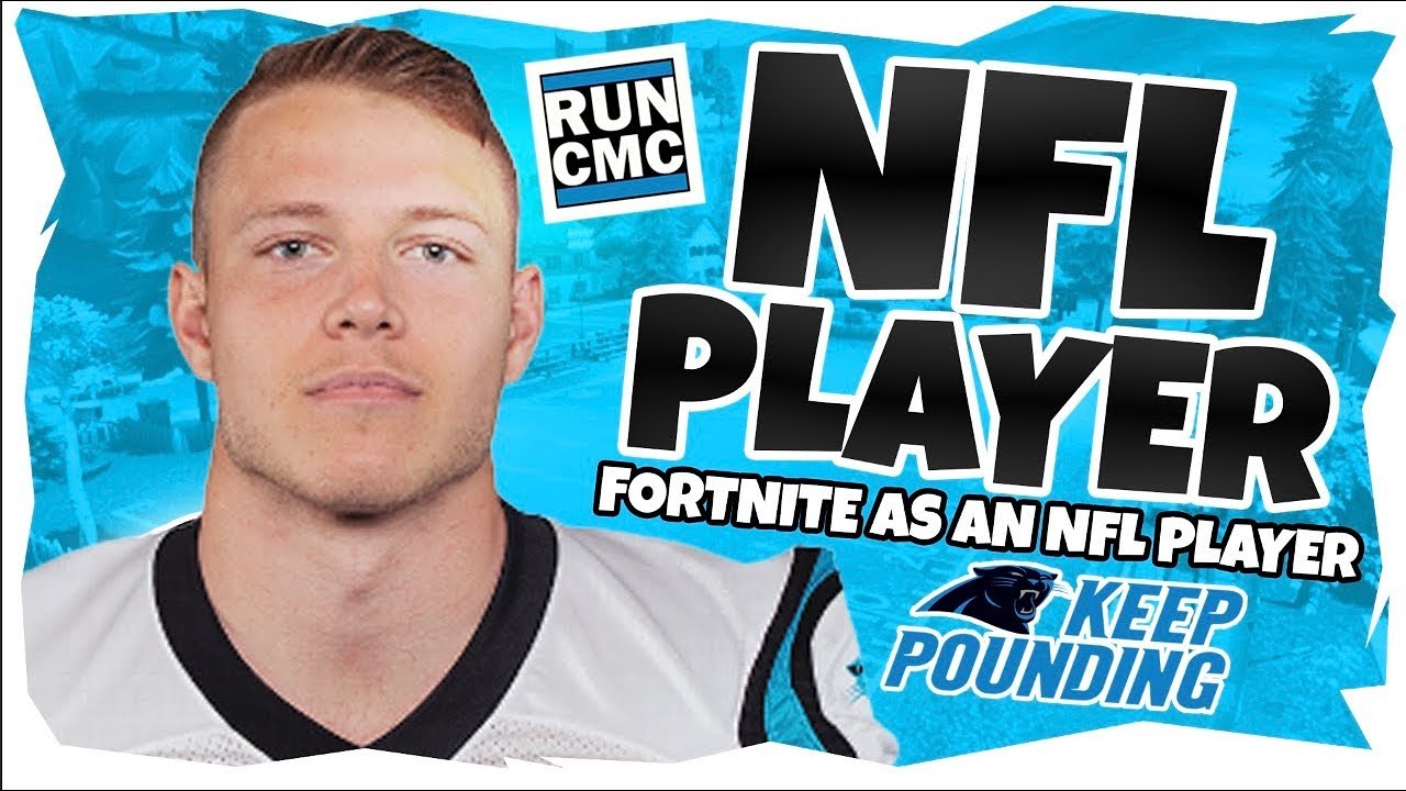 FORTNITE AS CHRISTIAN MCCAFFREY!!! PLAYING AS NFL PLAYER