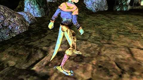 Morrowind Argonian walking animation