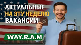 Актуальные вакансии на эту неделю в США, Канаде, Великобритании, Европе.