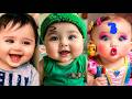 Cutest_baby_funniest_video_2026 || Hello mama papa on phone 😜😀
