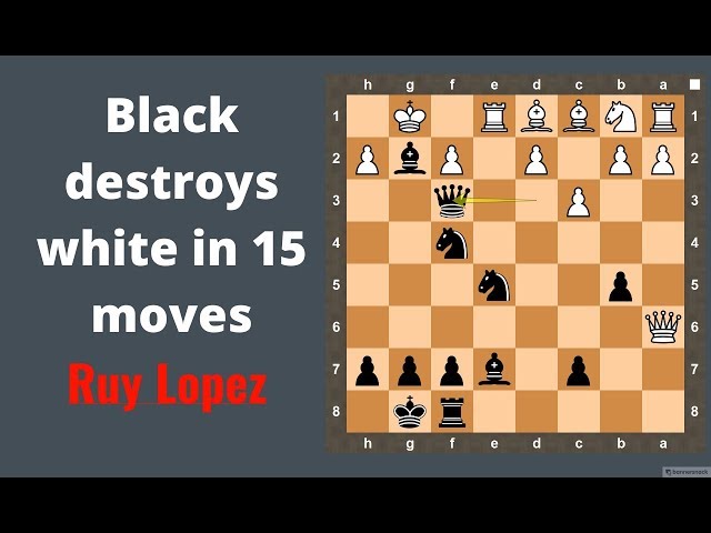 Ruy Lopez Opening: Murphy Defense & Wormald Attack  LIVE CHESS GAME #chess  #chessgame # 