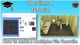 The Sims 4 Tutorial: How to make seamless multiple tile flooring