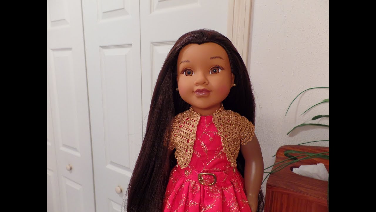 How to Glue Hair Wefts to Dolls YouTube