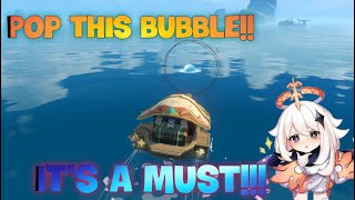 Don't ignore this bubble Genshin Impact Midsummer Island Adventure screenshot 5