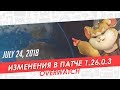 Изменения в патче 1.26.0.3 Overwatch