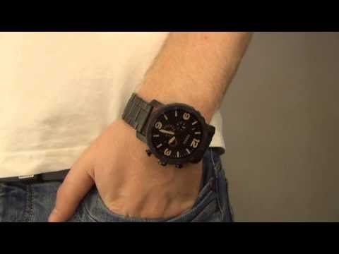 Zegarek Fossil Nate Stainless Steel JR1356 | Zegarownia.pl