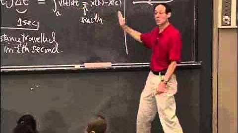 Lec 19, 18 01, First Fundamental Theorem of Calculus, Total Distance and Net Distance