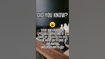 🤯More Chess Moves Than THIS!?!?♕🤯 #shorts #viral #facts #fyp #chess #universe