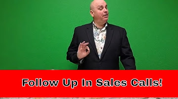 HVAC Sales Advice - The Importance Of Follow Up After Sales Calls