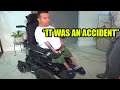 Youtuber arrested for bumping police with wheel chair