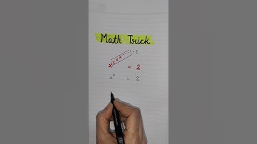 maths trick | find the value of 