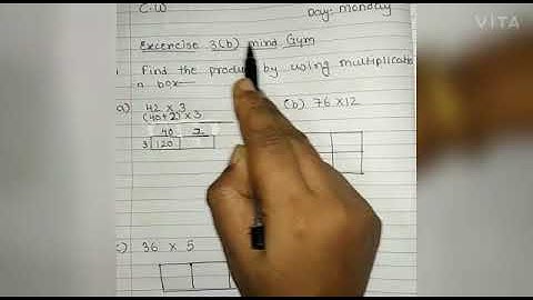 Std 4th Maths.Ch:3 Multiplication.Ex: 3(b) Mind Gym.Q.no.1 & 2(Part 37)