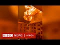 The moment a huge gas explosion hit nairobi  bbc africa