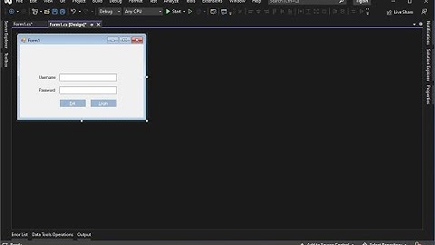C# Login Admin Page or User Page by role and logout with local database. Part 1