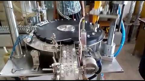 Roll on filling machine, Roll on bottle filling plugging capping machine