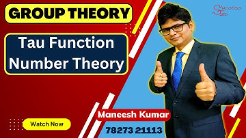 tau function number theory  | Group theory course | how to find divisors | Number Theory