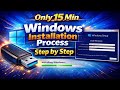 🔥How to Install Windows 10/11 Step by Step | Complete OS Installation (Hindi) 🔥