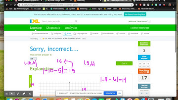 IXL S 5 Area and Perimeter on the Coordinate Plane